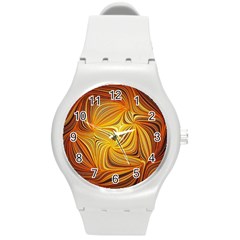 Electric Field Art Li Round Plastic Sport Watch (m)