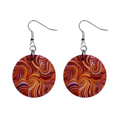 Electric Field Art Liii Mini Button Earrings by okhismakingart