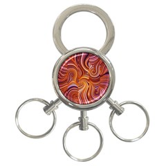 Electric Field Art Liii 3-ring Key Chains by okhismakingart