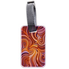 Electric Field Art Liii Luggage Tags (two Sides) by okhismakingart