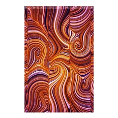 Electric Field Art Liii Shower Curtain 48  X 72  (small)  by okhismakingart