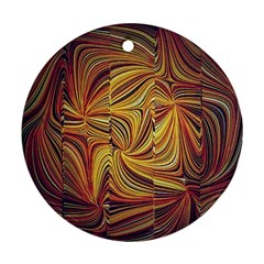 Electric Field Art Lvi Ornament (round) by okhismakingart