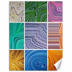 Electric Field Art Collage I Canvas 18  X 24  by okhismakingart