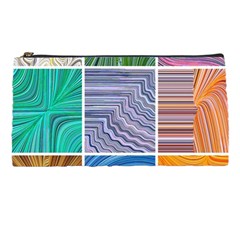 Electric Field Art Collage I Pencil Cases by okhismakingart