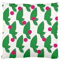 Feuilles Et Pois Standard Flano Cushion Case (one Side)