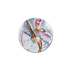 Bal Du Moulin Rouge French Cancan Golf Ball Marker (4 Pack) by StarvingArtisan