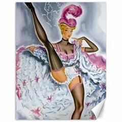 Bal Du Moulin Rouge French Cancan Canvas 12  X 16  by StarvingArtisan