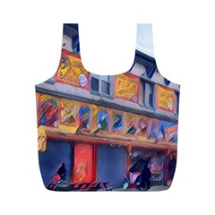 Coney Island Freak Show Full Print Recycle Bag (m) by StarvingArtisan