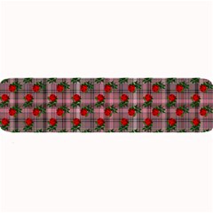 Roses Pink Plaid Large Bar Mats