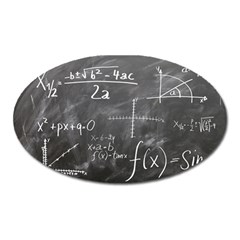 Mathematics Oval Magnet