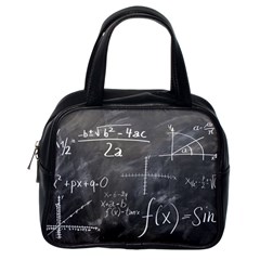 Mathematics Classic Handbag (one Side)