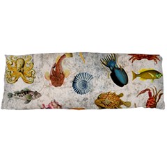 Sea World Vintage Pattern Body Pillow Case (dakimakura) by Valentinaart