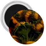 Bunch of Sunflowers 3  Magnets Front