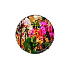 Orchids in the Market Hat Clip Ball Marker