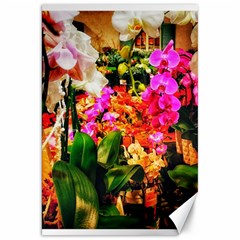 Orchids in the Market Canvas 20  x 30 