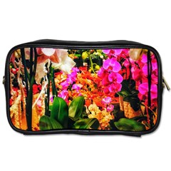 Orchids in the Market Toiletries Bag (One Side)