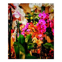 Orchids In The Market Shower Curtain 60  X 72  (medium)  by okhismakingart