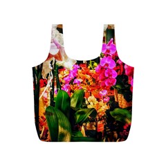 Orchids in the Market Full Print Recycle Bag (S)