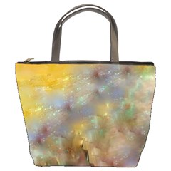 Abstract: Candle And Nail Polish Bucket Bag by okhismakingart