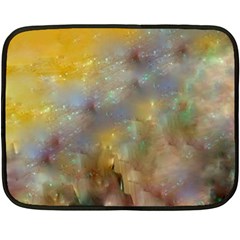 Abstract: Candle And Nail Polish Fleece Blanket (mini) by okhismakingart