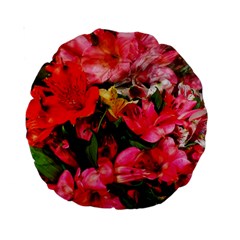 Lovely Lilies  Standard 15  Premium Round Cushions by okhismakingart