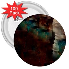Abstract: Hallway 3  Buttons (100 Pack)  by okhismakingart
