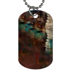 Abstract: Hallway Dog Tag (two Sides) by okhismakingart