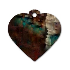 Abstract: Hallway Dog Tag Heart (one Side) by okhismakingart