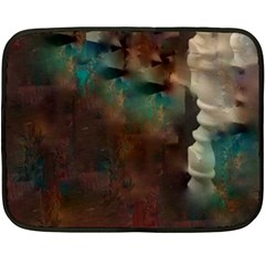 Abstract: Hallway Double Sided Fleece Blanket (mini)  by okhismakingart