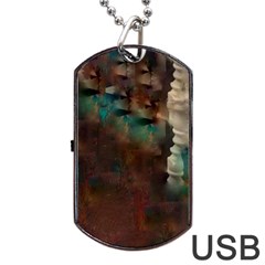 Abstract: Hallway Dog Tag Usb Flash (two Sides) by okhismakingart