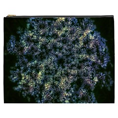 Queen Annes Lace In Blue And Yellow Cosmetic Bag (xxxl) by okhismakingart