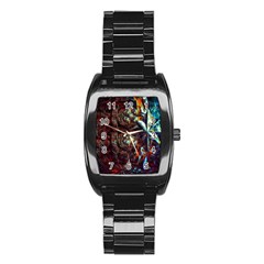 Chamber Of Reflection Stainless Steel Barrel Watch by okhismakingart