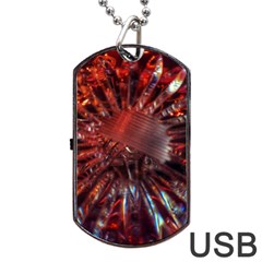 Crystal Daisy Dog Tag Usb Flash (one Side) by okhismakingart