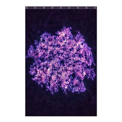 Queen Annes Lace In Purple And White Shower Curtain 48  X 72  (small)  by okhismakingart