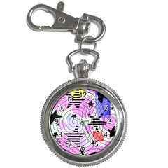 Stars And Spirals Key Chain Watches by okhismakingart