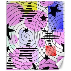 Stars And Spirals Canvas 20  X 24  by okhismakingart