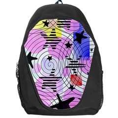 Stars And Spirals Backpack Bag by okhismakingart