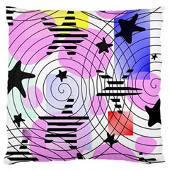 Stars And Spirals Standard Flano Cushion Case (two Sides) by okhismakingart