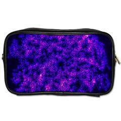Queen Annes Lace In Blue And Purple Toiletries Bag (two Sides)