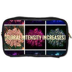 Floral Intensity Increases  Toiletries Bag (two Sides) by okhismakingart