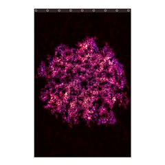 Queen Annes Lace In Red Shower Curtain 48  X 72  (small)  by okhismakingart