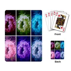 Closing Queen Annes Lace Collage (horizontal) Playing Cards Single Design by okhismakingart