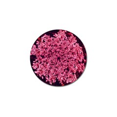 Queen Annes Lace In Red Part Ii Golf Ball Marker (4 Pack) by okhismakingart