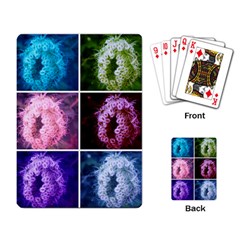 Closing Queen Annes Lace Collage (Vertical) Playing Cards Single Design