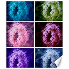 Closing Queen Annes Lace Collage (vertical) Canvas 20  X 24  by okhismakingart