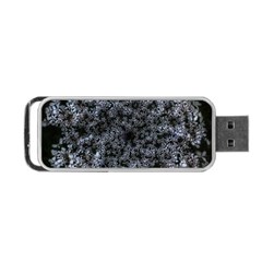 Queen Annes Lace In White Portable Usb Flash (one Side) by okhismakingart