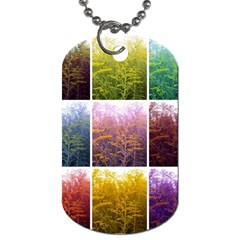 Goldenrod Collage Dog Tag (two Sides) by okhismakingart