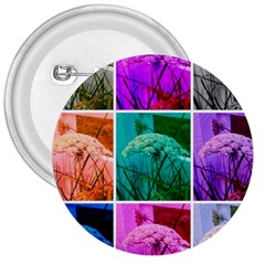 Color Block Queen Annes Lace Collage 3  Buttons by okhismakingart