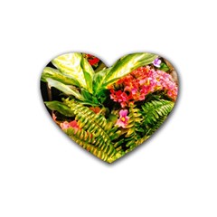 Fern Jungle Heart Coaster (4 Pack) 