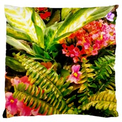 Fern Jungle Standard Flano Cushion Case (two Sides) by okhismakingart